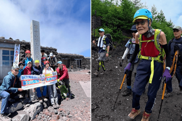 Inacreditável! Homem de 102 anos escala o Monte Fuji