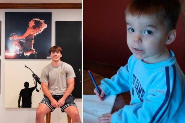 Jovem mostra sua impressionante evolução nos desenhos dos 2 aos 19 anos