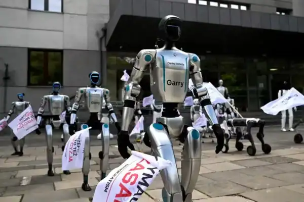 Robôs se unem em protesto por regulamentação da inteligência artificial
