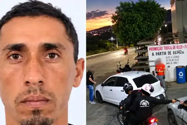 Homem é morto a tiros na frente das duas filhas em posto de combustível