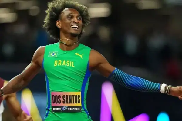 Alison dos Santos conquista ouro nos Jogos Sul-Americanos, mas recorde brasileiro dos 400m segue intacto