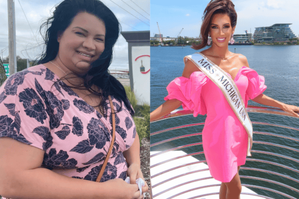 A incrível transformação da mulher que perdeu 77kg e virou miss nos EUA